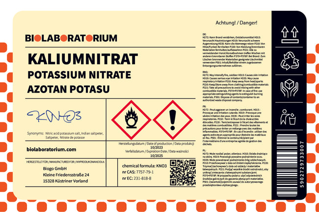 Nitrato de Potássio 1000g Biolaboratorium Main Image