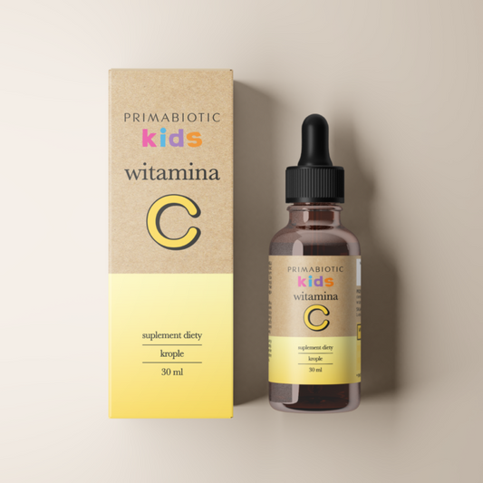 PrimaBiotic Vitamin C Kindertropfen von Prima Zdrowie, 30 ml Flasche mit kindgerechtem Applikator