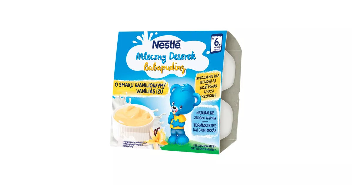Sobremesa láctea com sabor a baunilha após 6 meses Nestle 400g