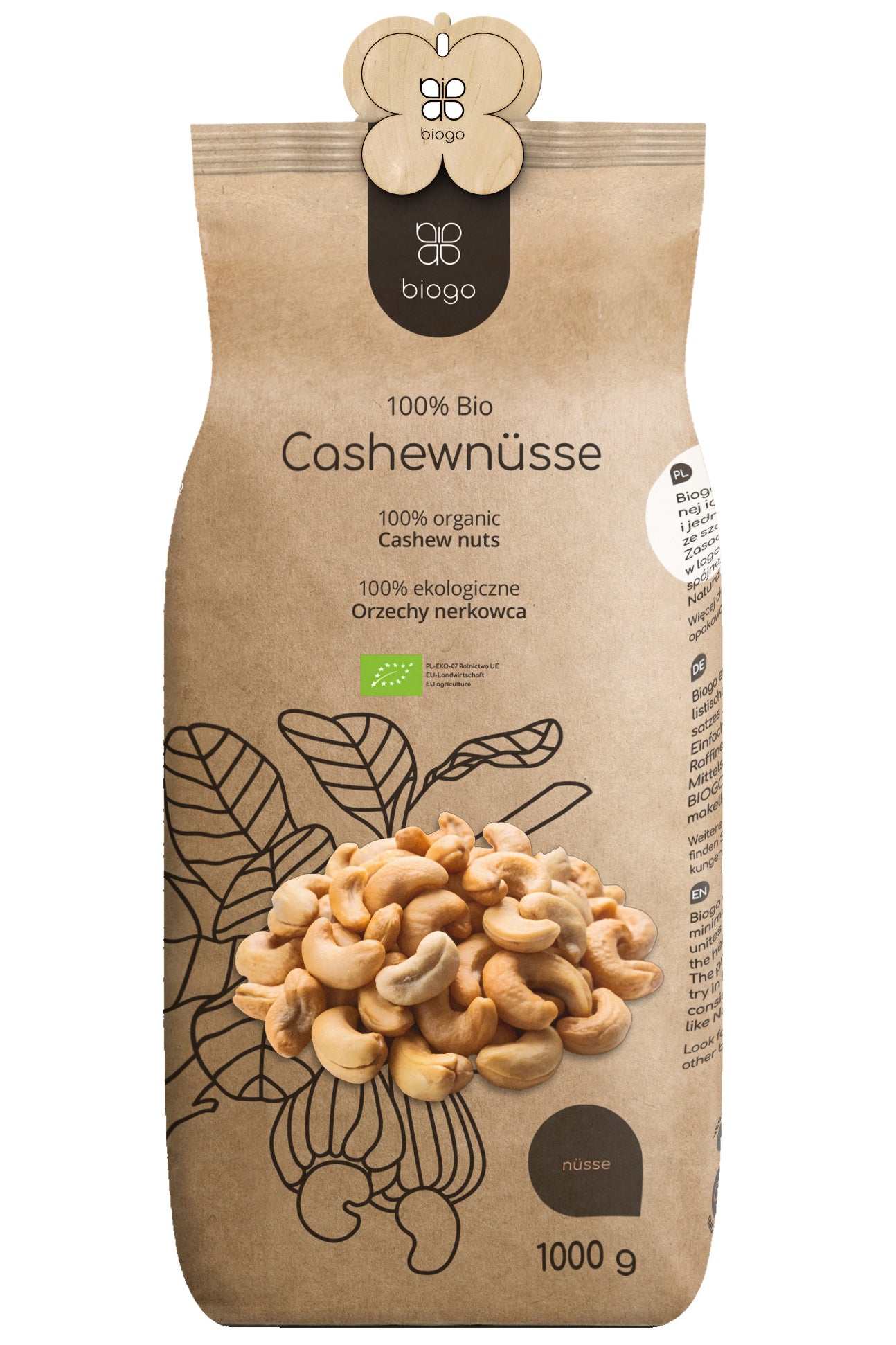 Cashewkerne bio 1 kg BIOGO - Biogo.de Hauptbild