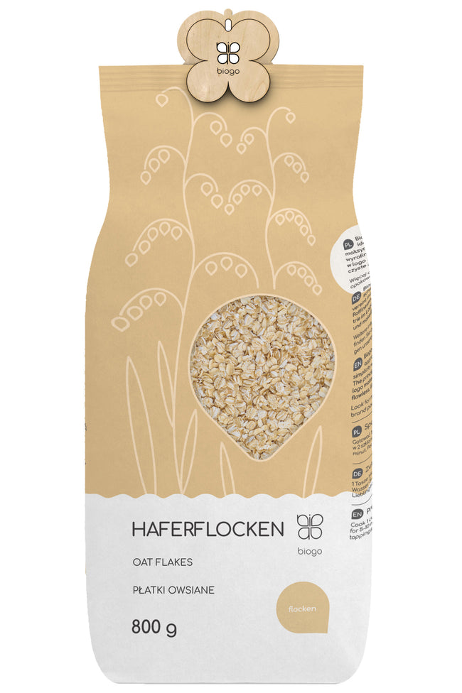 Haferflocken 800 g BIOGO - Biogo.de Hover Image