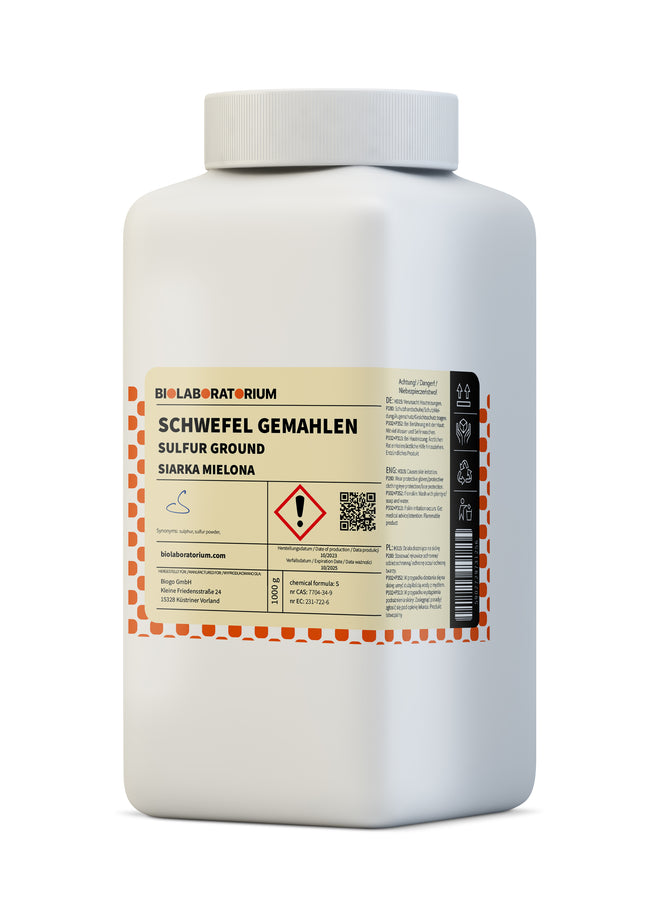 Gemahlener Schwefel 1 kg Biolaboratorium - Biogo.de Hover Image