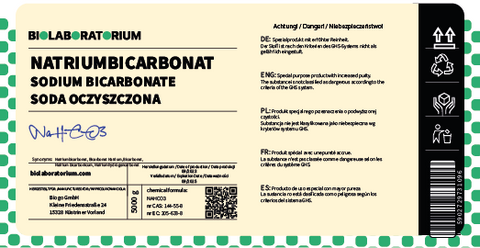 Baking soda sodium bicarbonate 5kg BioLaboratory