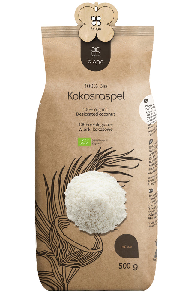 Kokosraspeln bio 500 g BIOGO - Biogo.de Hover Image