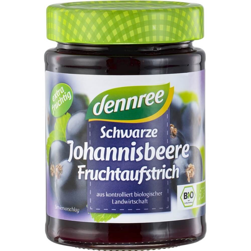 Johannisbeermarmelade BIO 340 g - DENNREE