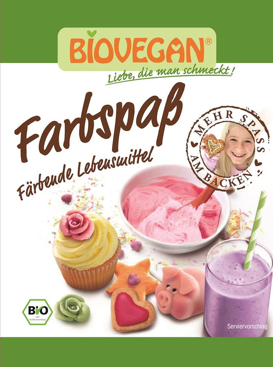 Glutenfreie Lebensmittelfarben BIO 5 x 8 g - BIO VEGAN