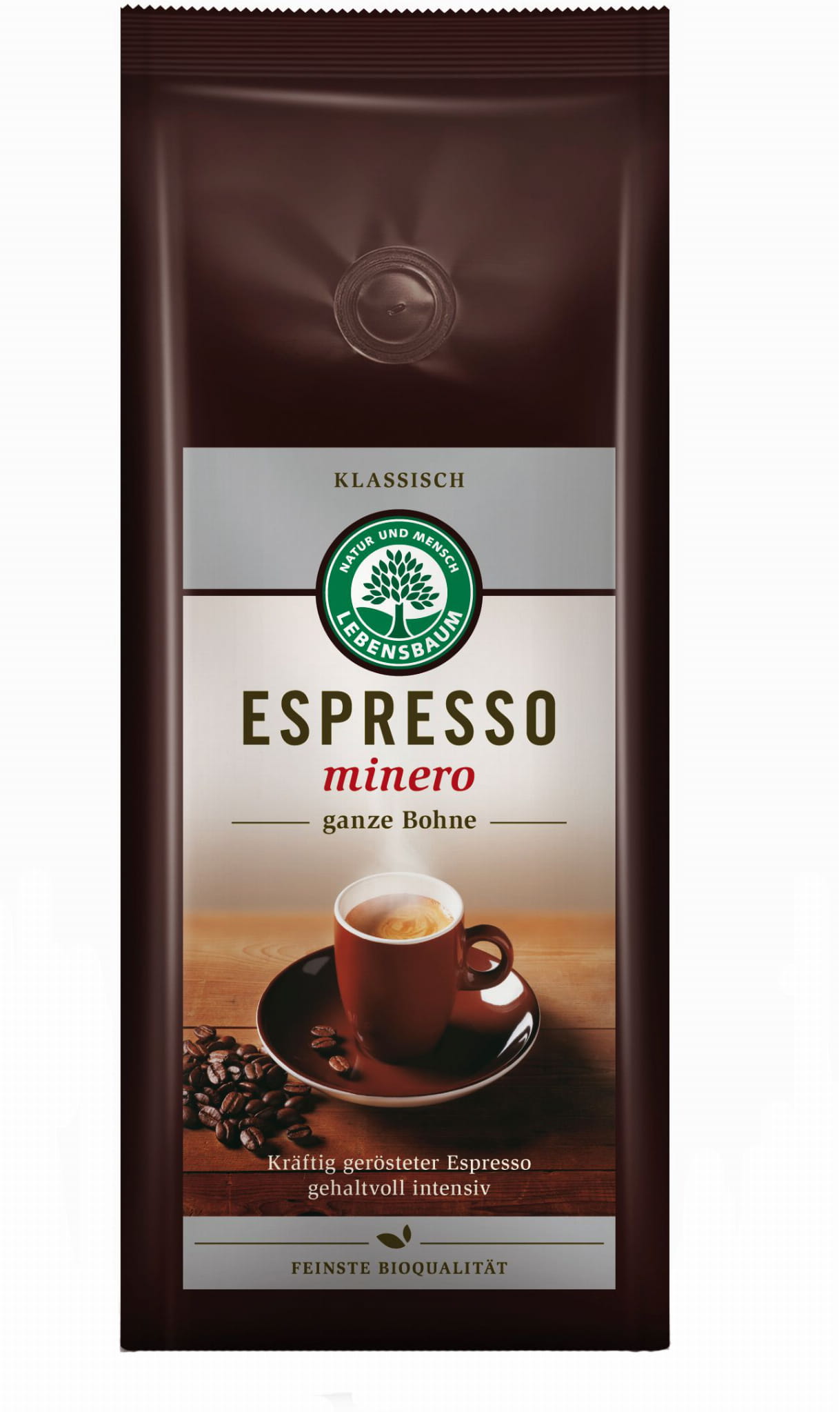 Arabica / Robusta Kaffeebohnen BIO 250 g - LEBENSBAUM Immagine principale del prodotto
