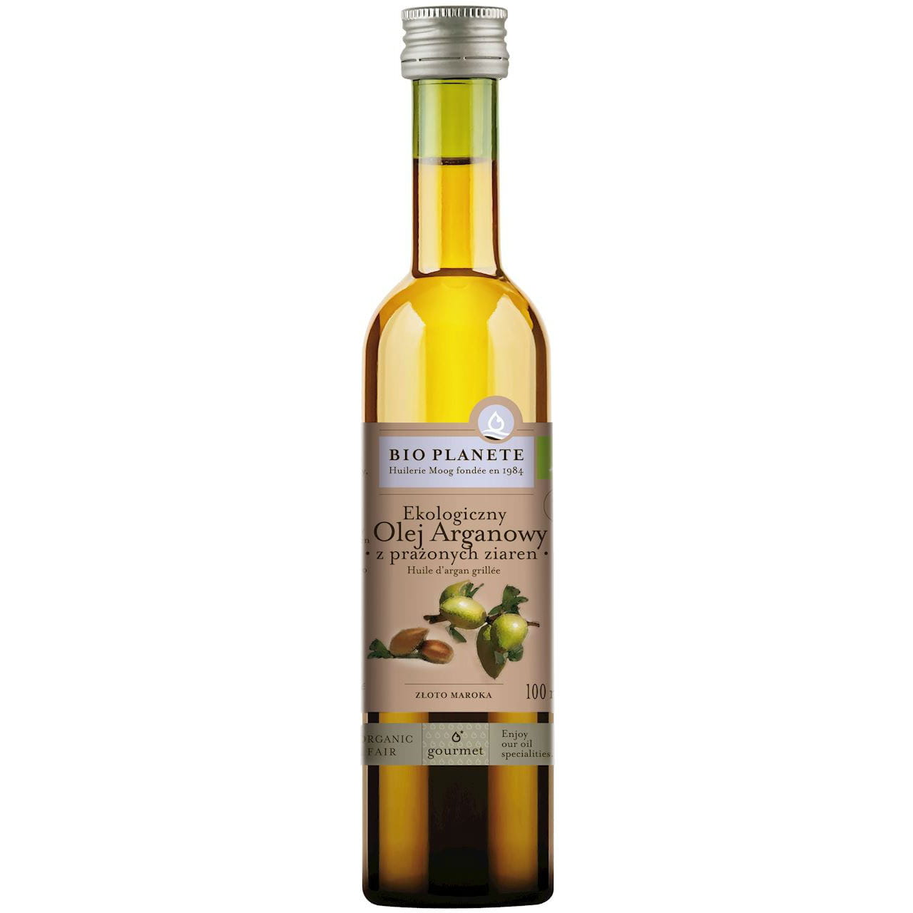 Arganöl (aus gerösteten Körnern) BIO 100 ml - BIO PLANETE Κύρια εικόνα προϊόντος