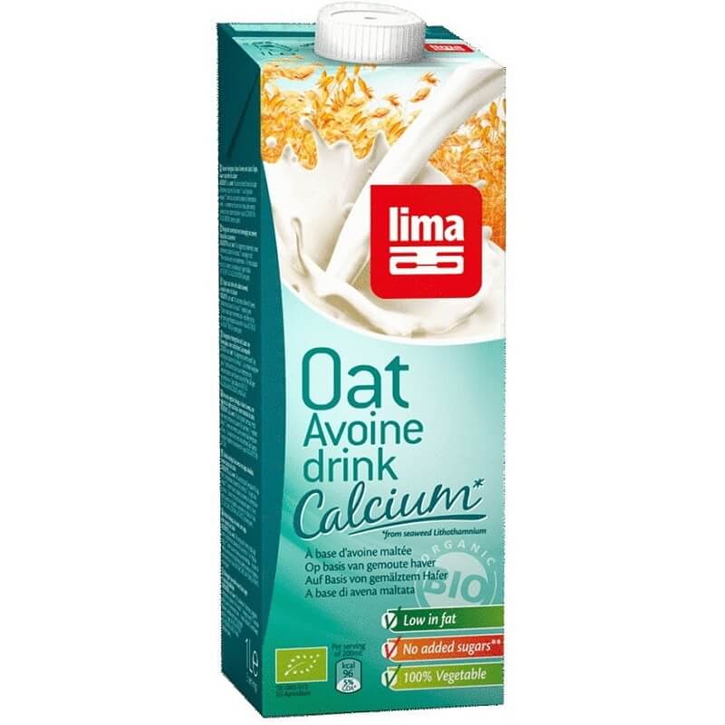 Haferdrink mit Calcium aus Meeresalgen BIO 1000 ml - LIMA