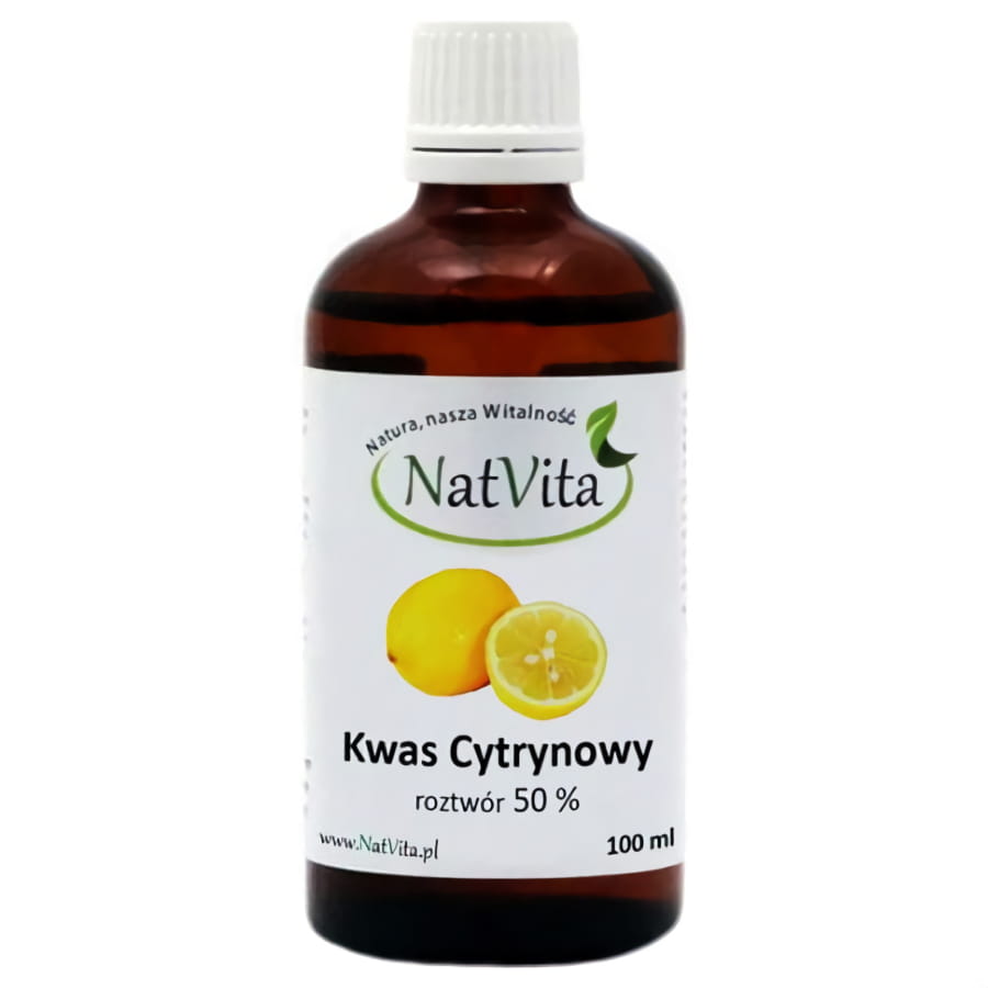 Zitronensäure 50 % Zitronensäure 100 ml NATVITA Hovedbillede