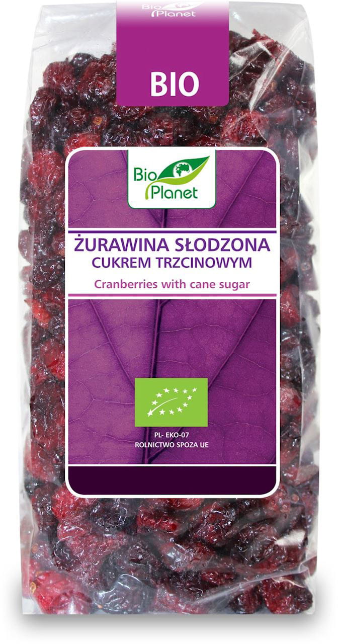 Cranberry gesüßt mit Rohrzucker BIO 400 g - BIO PLANET