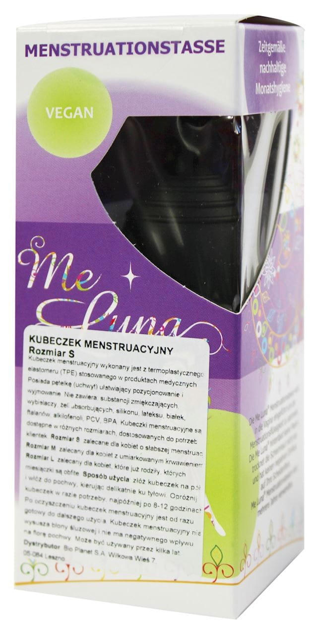 Menstruationstasse Größe S schwarz - ME LUNA