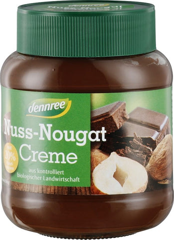 Glutenfreie Nougat-Nusscreme BIO 400 g - DENNREE