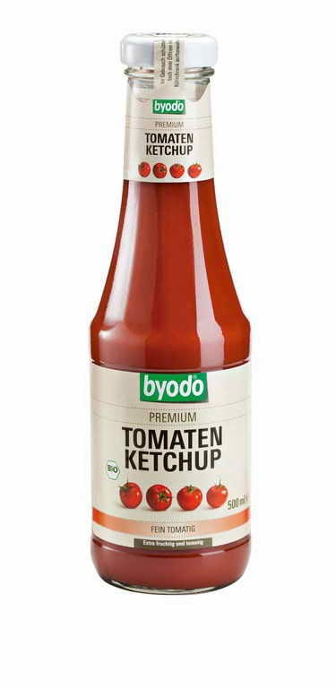 Glutenfreier Tomatenketchup BIO 500 ml BYODO