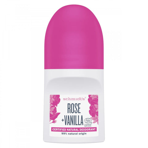 Deo Roll-on Rose - Vanille 50ml SCHMIDTS