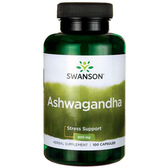 Ashwagandha begrüßt lethargischen indischen Ginseng 450 MG 100 Kapseln von SWANSON Hover Image