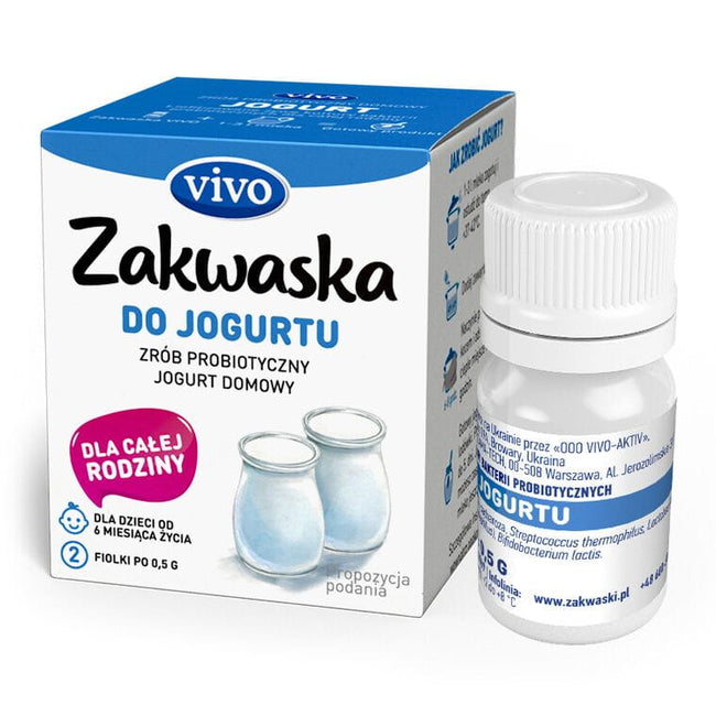 Hausgemachter Vivo-Joghurt lebende Bakterienkulturen 2 x 05 g ZAKWASKI VIVO Hover Image