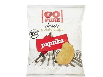 Glutenfreie Paprikachips BIO 40 g GO PURE