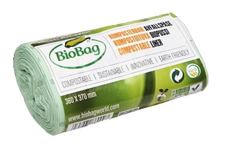 BIO- und Mischabfallbeutel 6 L 30 Stück (kompostierbar und biologisch abbaubar) - BIOBAG