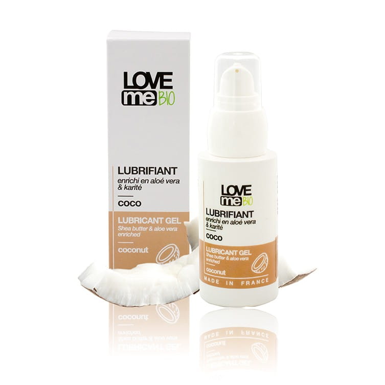 Bio Kokos Intimgel von LOVE ME BIO in 50 ml Flasche, naturbelassenes Pflegeprodukt für sensible Haut