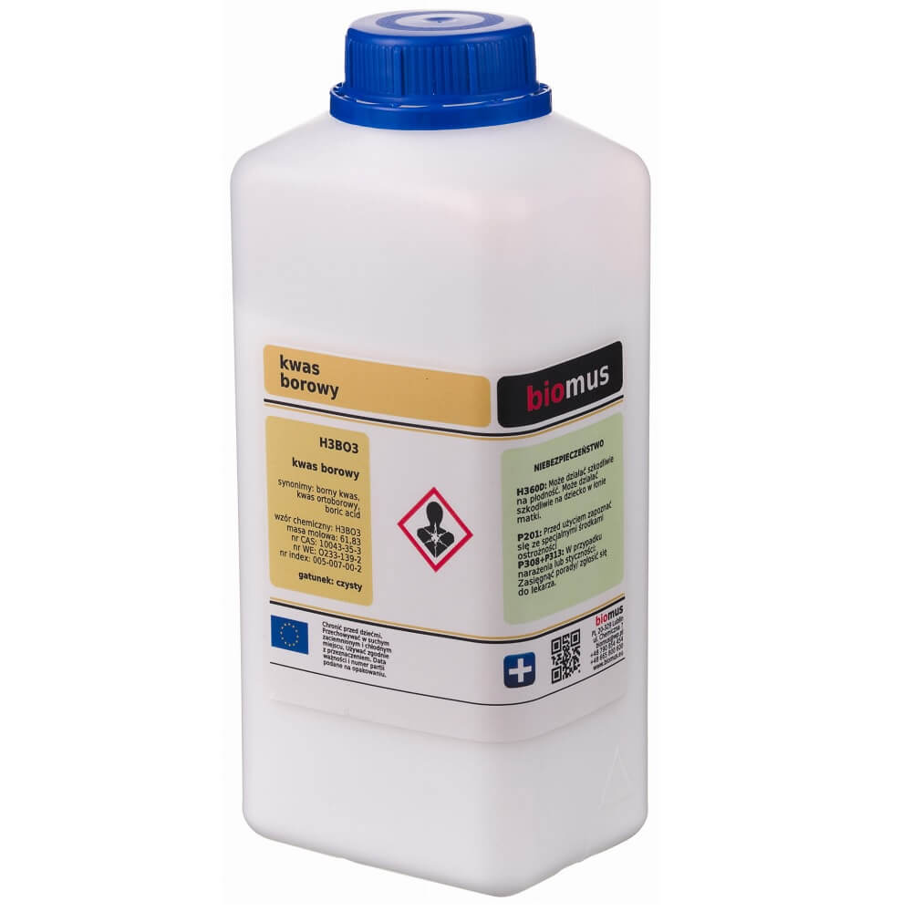 Borsäure, Borsäure 1000g BIOMUS Hauptbild