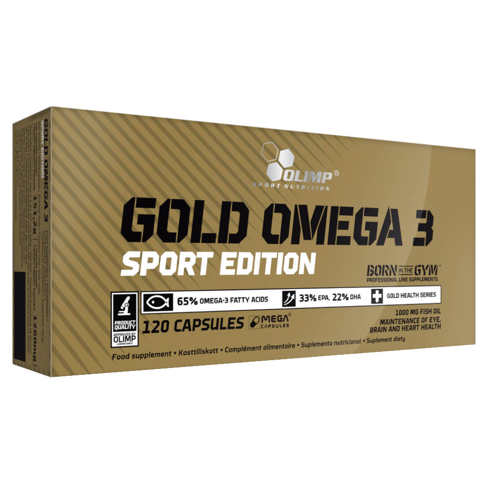 Gold OMEGA 3 65% Sport Edition 120 Mega-Kapseln OLIMP SPORT NUTRITION