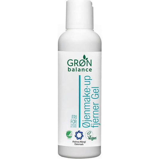 Augen-Make-up-Entferner von GRON BALANCE in 125 ml Flasche, sanfte Reinigung für empfindliche Augenpartie.