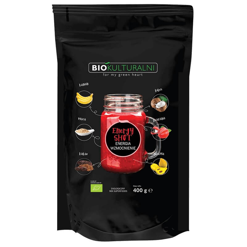 Mischung aus Superfoods Energy Shot BIO 400 g - BIOKULTURAL