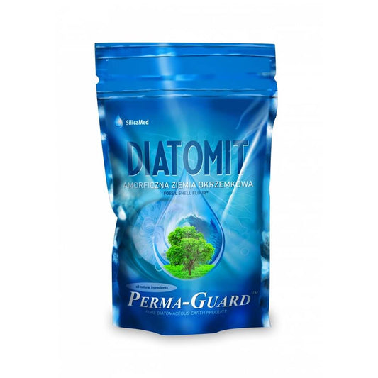 Feines amorphes Kieselgur in 250 g Doypack von PERMA-GUARD, feines, helles Naturprodukt für Schädlingsbekämpfung und Tierpflege