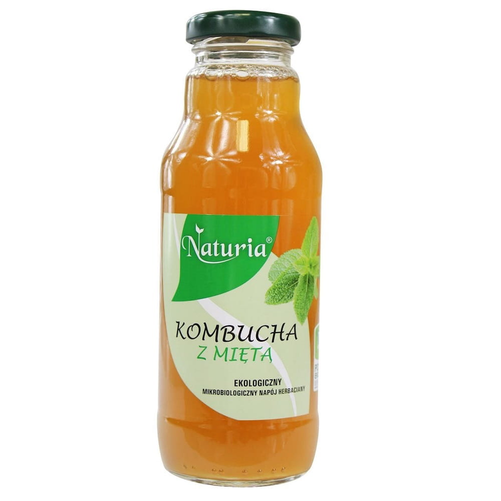 Kombucha mit Minze BIO 300 ml - NATURIA 主图