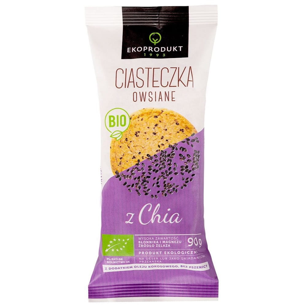 Haferplätzchen mit Chia BIO 90 g - EKOPRODUKT