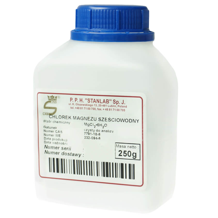 Magnesiumchlorid Hexahydrat rein 250g STANLAB Hovedbillede