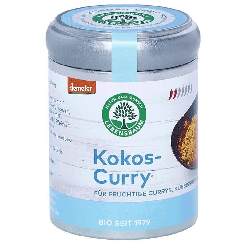 Kokos-Curry-Gewürz BIO 65 g - LEBENSBAUM