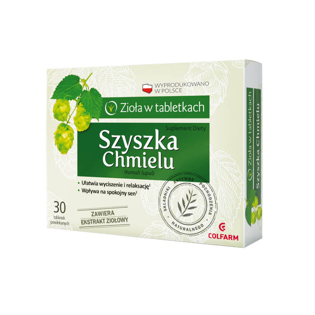 Hopfen 105 mg 30 Tabletten COLFARM Hover Image