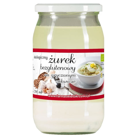 Saure Suppe mit Buchweizen-Sauerteig glutenfrei BIO 700 ml - FARMA ŚWIĘTOKRZYSKA