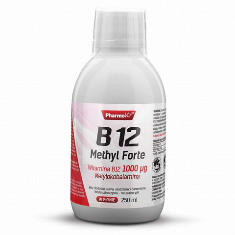 Vitamin B12 Methyl FORTE Methylcobalamin 1000μg 250ml PHARMOVIT