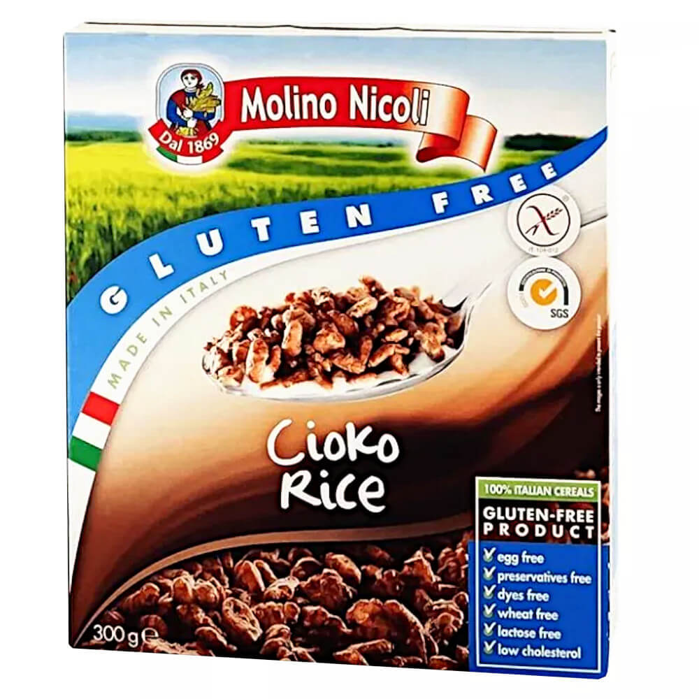 Reis- und Schokoladenchips von MOLINO, glutenfrei, 300 g, nahaufnahme der Chips in einer Schüssel