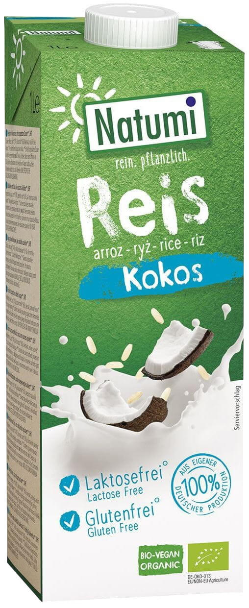 BIO Reis- und Kokosgetränk 1000ml NATUMI Fő kép