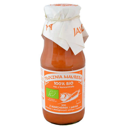Karotten- und Apfelsaft BIO 300 ml - MAURER PRESSE