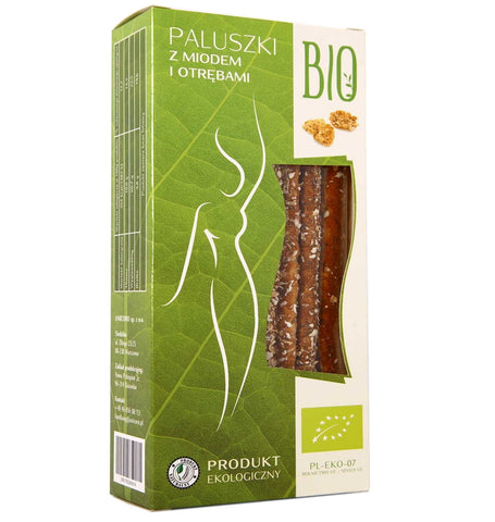 Sticks mit Honig und Kleie BIO 120 g - STEMA