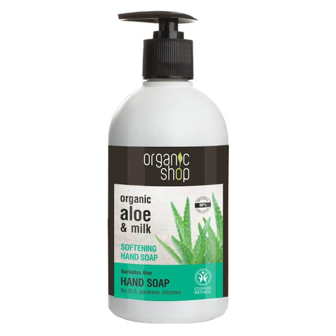 Flüssige Handseife weichmachend Barbados Aloe 500 ml - BIO SHOP