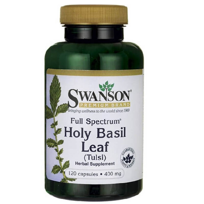 Holy Basil Full Spectrum Holy Basil Leaf Tulsi 400 mg 120 Kapseln SWANSON Hover Image