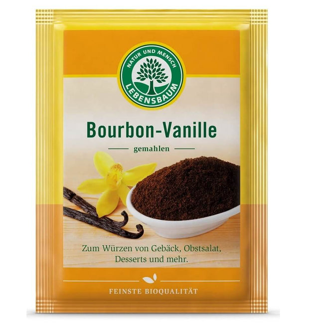 Gemahlene Bourbon-Vanille BIO 5 g - LEBENSBAUM Hover Image