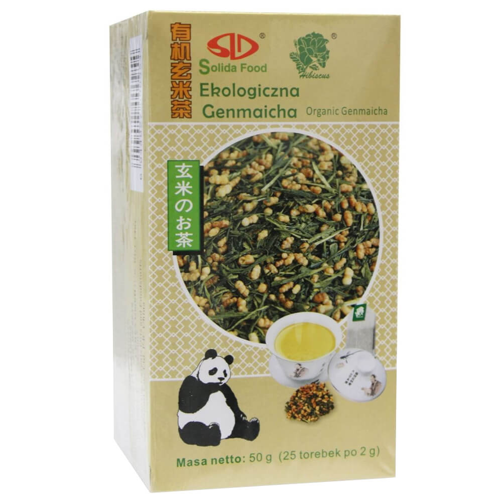 Grüner Tee Genmaicha im Teebeutel BIO (25 x 2 g) - SOLIDA FOOD