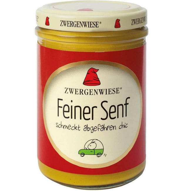 BIO Feinkost glutenfreier Senf 160 ml - ZWERGENWIESE Hover Image