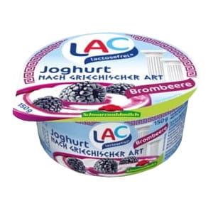 Joghurt nach griechischer Art mit Brombeeren ohne Laktose 150 g SCHWARZWALDMILCH