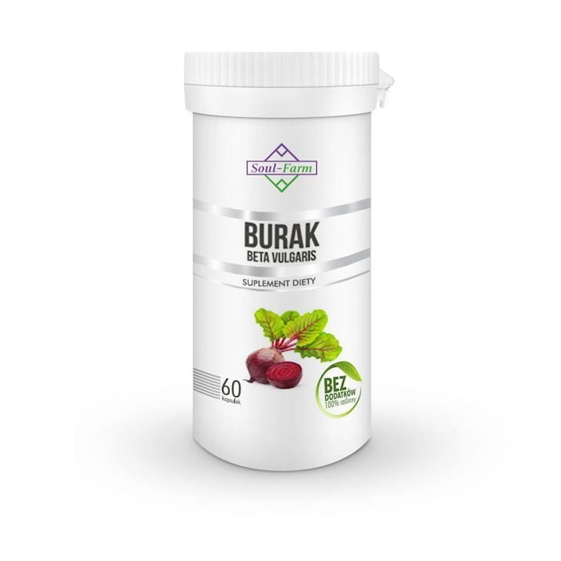 Rote-Bete-Extrakt 550 mg 60 Kapseln - SOUL FARM