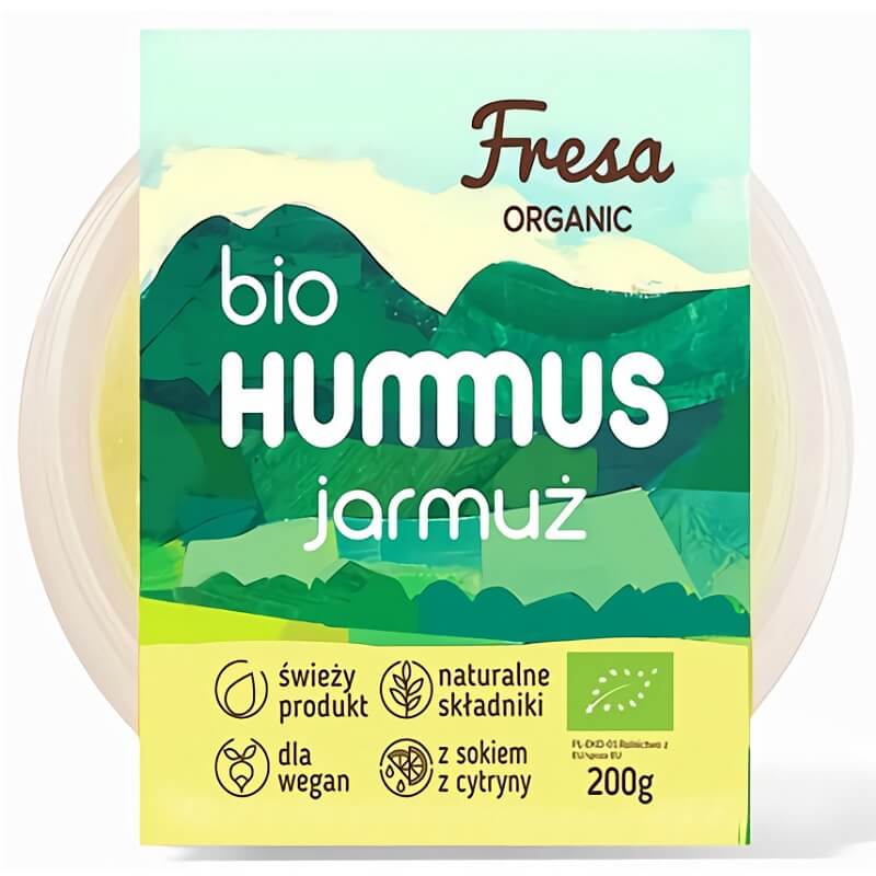 Hummus mit Grünkohl BIO 200 g - FRESA ORGANIC