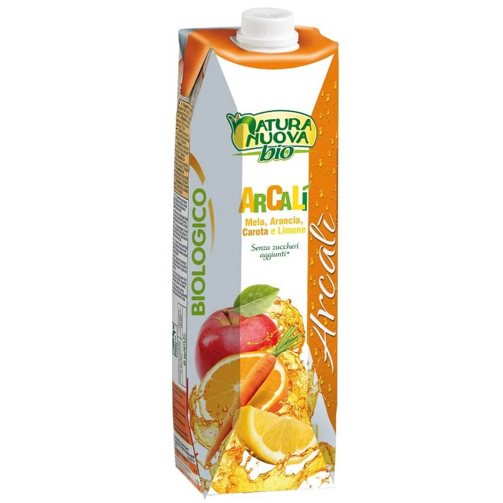 Apfel-, Orangen- und Karottengetränk BIO 1000 ml - NATURA NUOVA