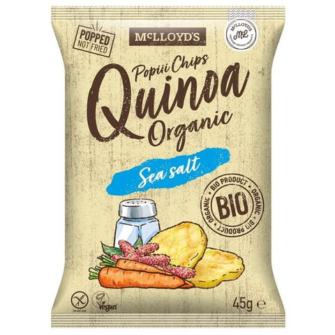 Quinoa-Chips mit Karotten und Meersalz glutenfrei BIO 45 g MCLLOYD'S